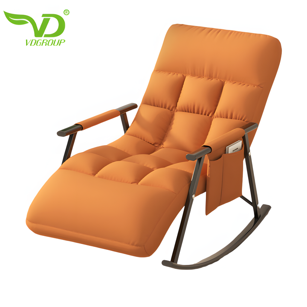 Massage rocking chair featuring advanced comfort and style.