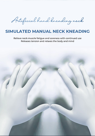 Massage pillows for stress demonstrating simulated hand massage, highlighting their realistic effect and comfort.